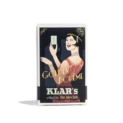 Jabón Retro Años 20 Golden Bohème, 100g (sin aceite de palma)