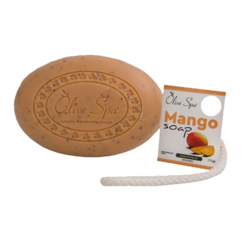 Sapone a corda fatto a mano al profumo di mango, 175g