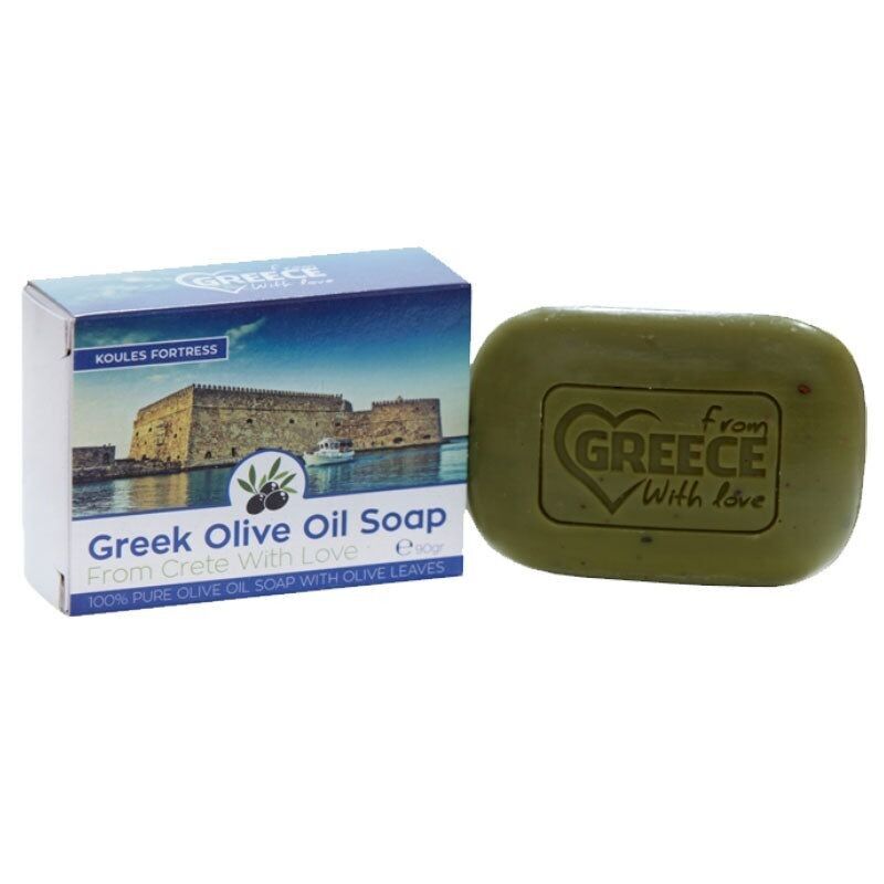 Jabón de aceite de oliva de Grecia con amor - Koules, 90g