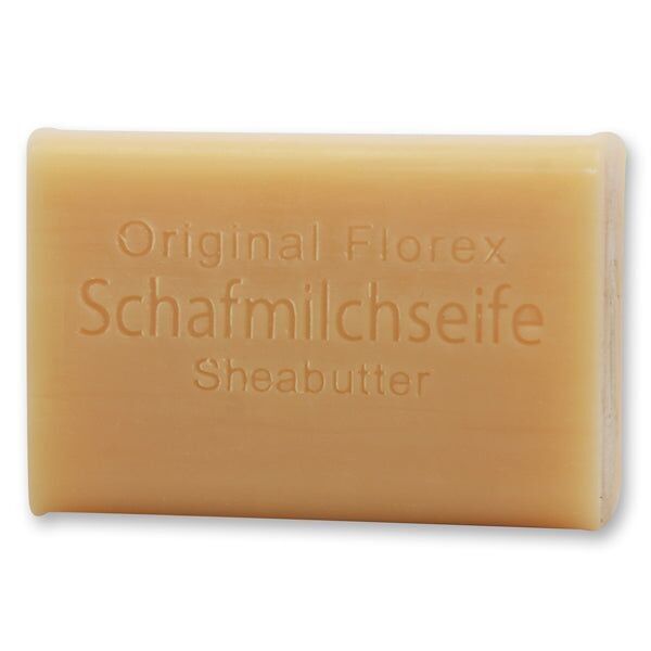 Jabón de leche de oveja cuadrado manteca de karité 100g