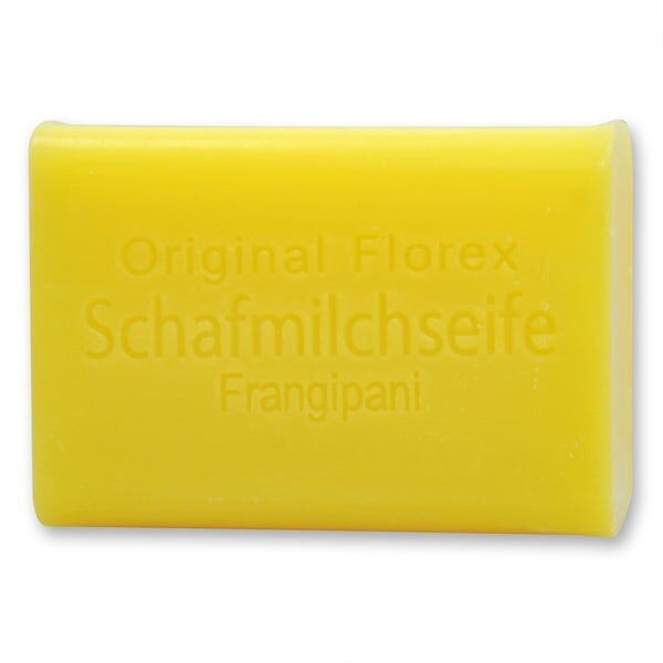 Jabón de leche de oveja cuadrado Frangipani 100g