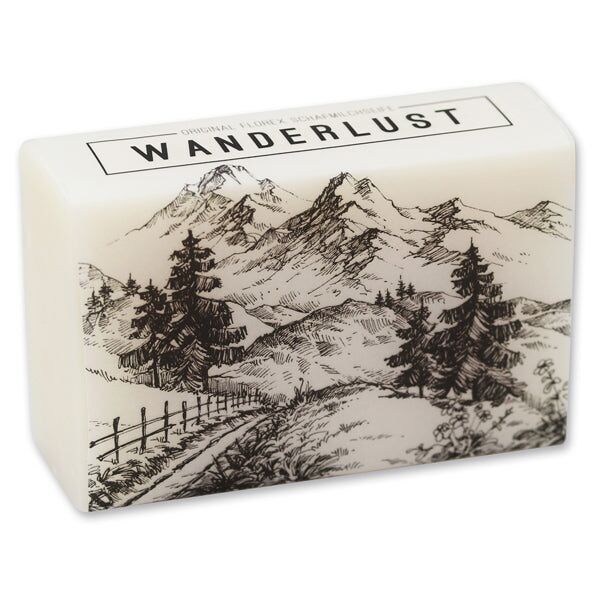 Jabón de leche de oveja cuadrado 150g "Wanderlust", Edelweiss