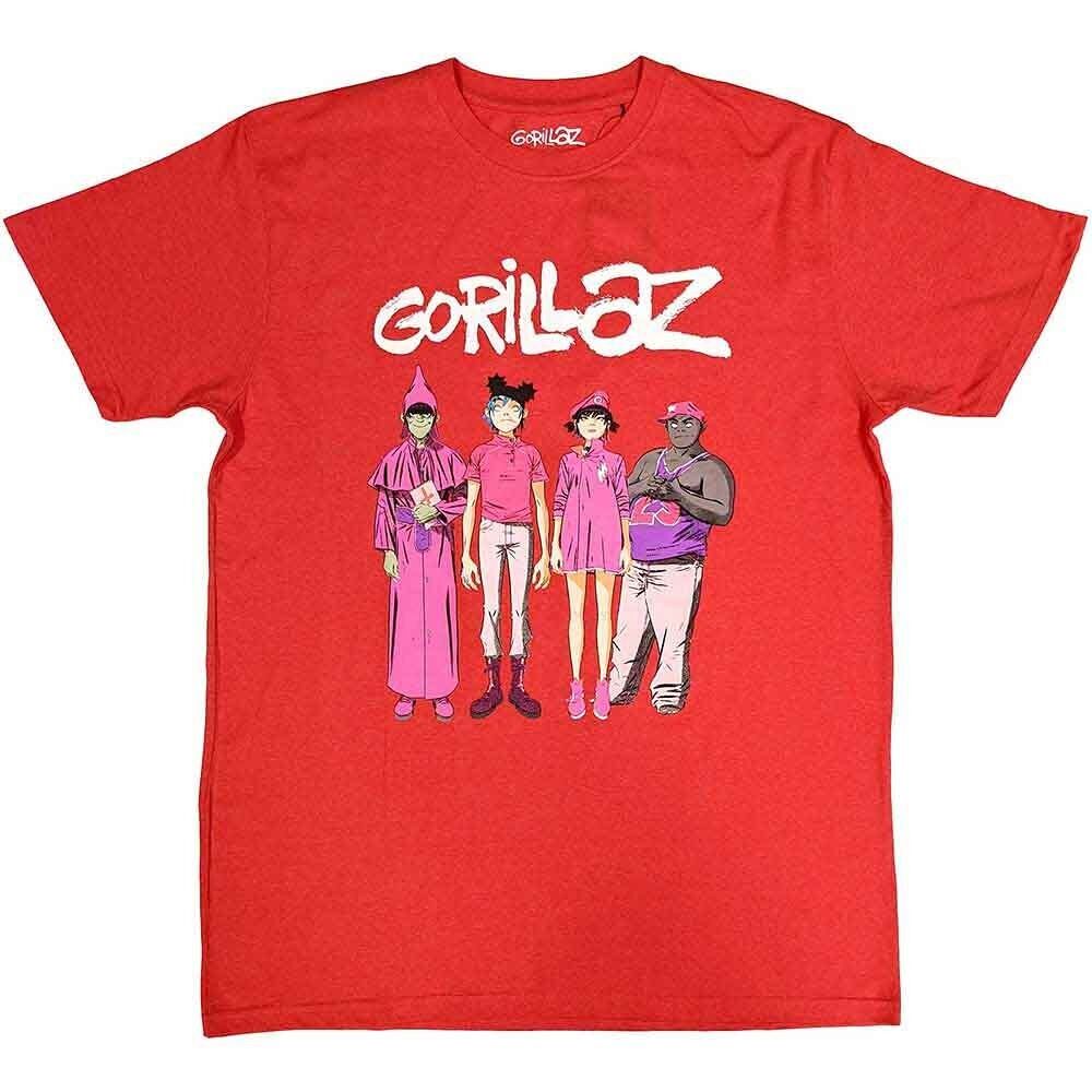 Gorillaz T Shirt - Cracker Island Standing Group