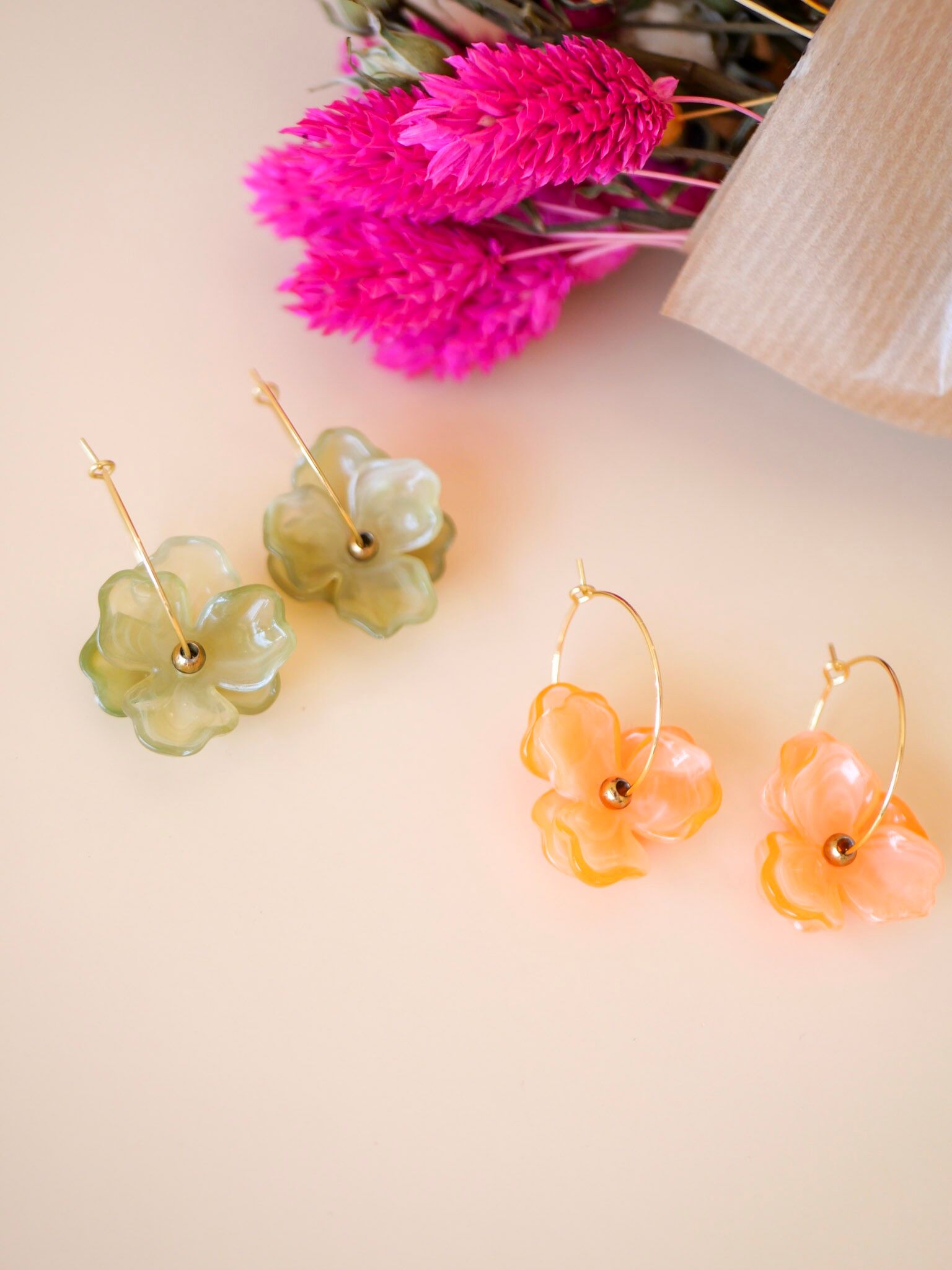 Azeria - Boucles d'oreilles Lina - Idée Cadeau - Fabrication française