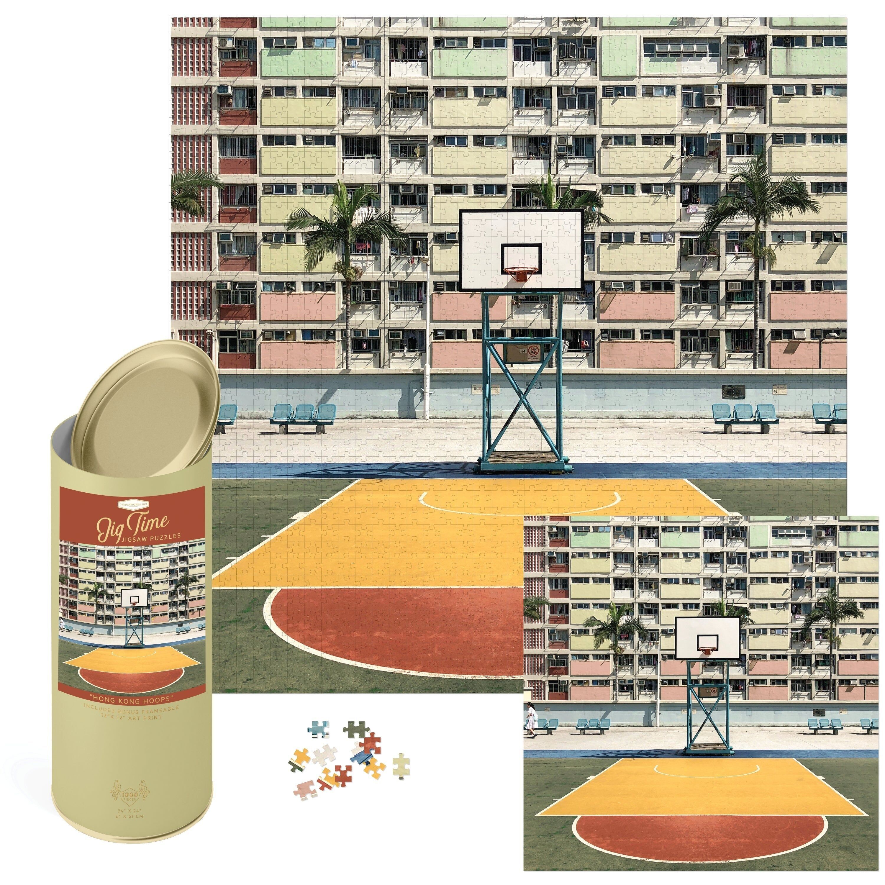 Puzzle (1000 pezzi) - Hong Kong Hoops