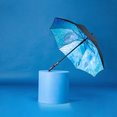 SILENCE Straight Art Umbrella