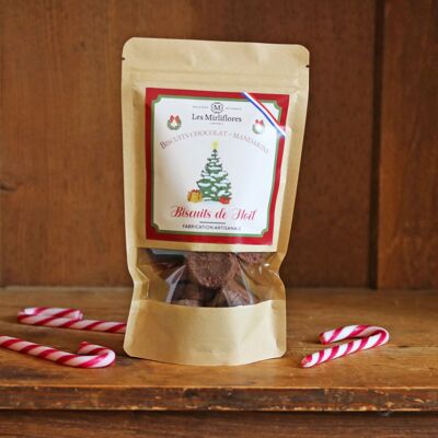 Biscotti di Natale - Biscotti al cioccolato al mandarino 120gr