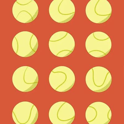 Poster da parete per tennis │ Poster con passione per lo sport