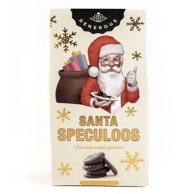 Père Noël : SPÉCULOOS ENROBÉS DE CHOCOLAT – COMMERCE ÉQUITABLE