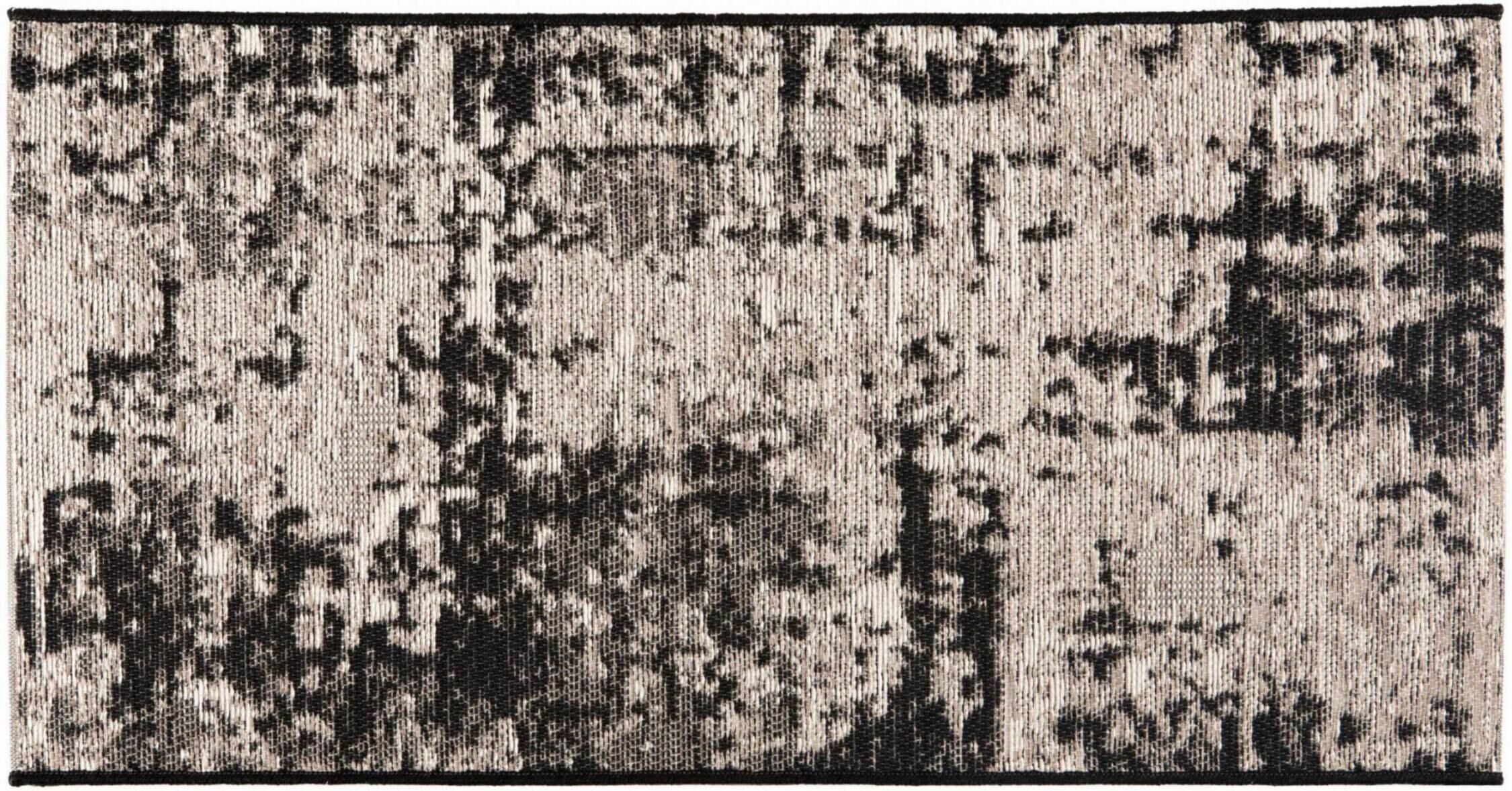 Tapis Catania 2 outdoor Noir 60 x 110