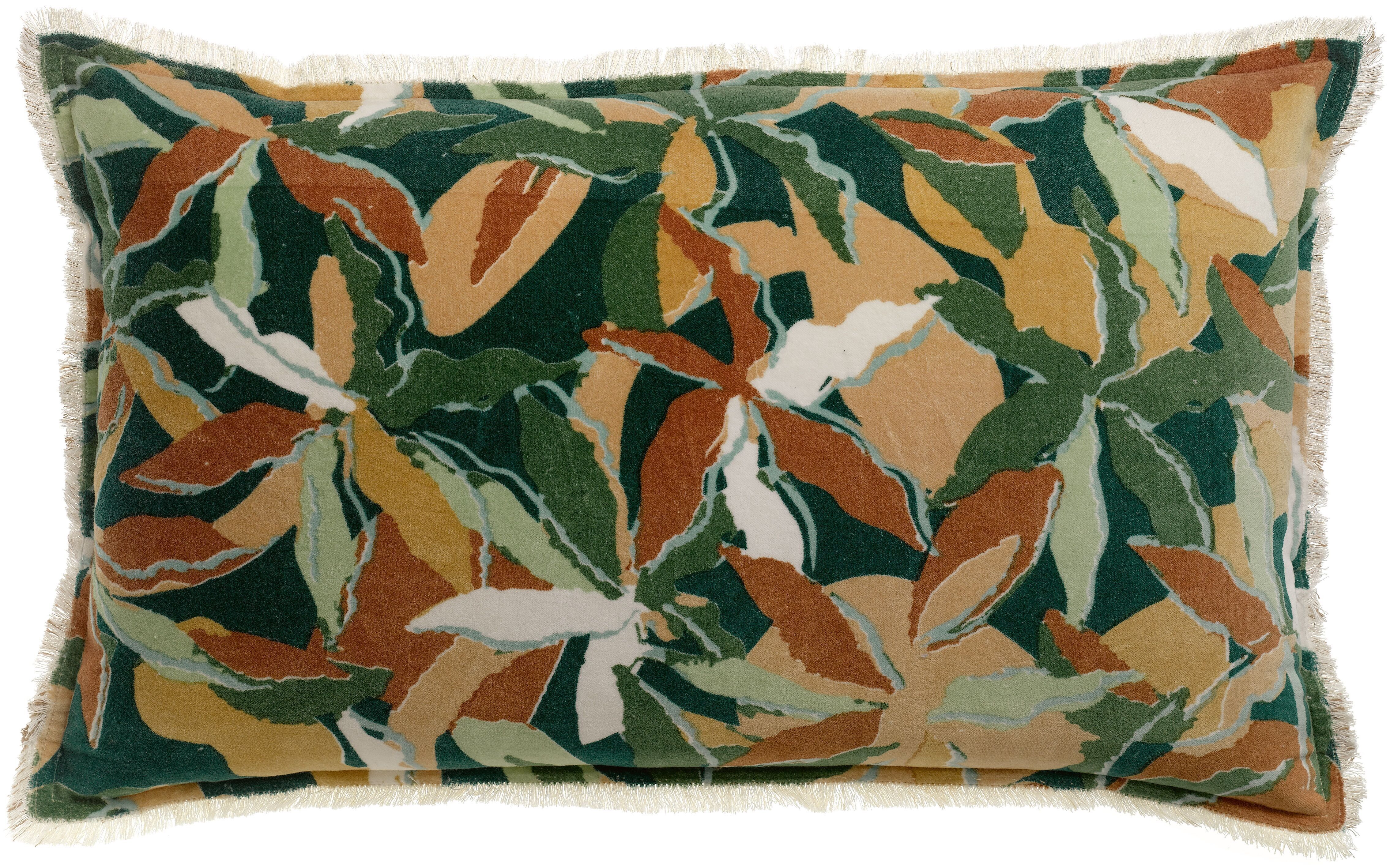 Alina Petrol bedrucktes Kissen 40 x 65