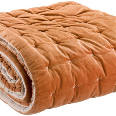 Elise Rust Plain Bed Runner 90 x 240