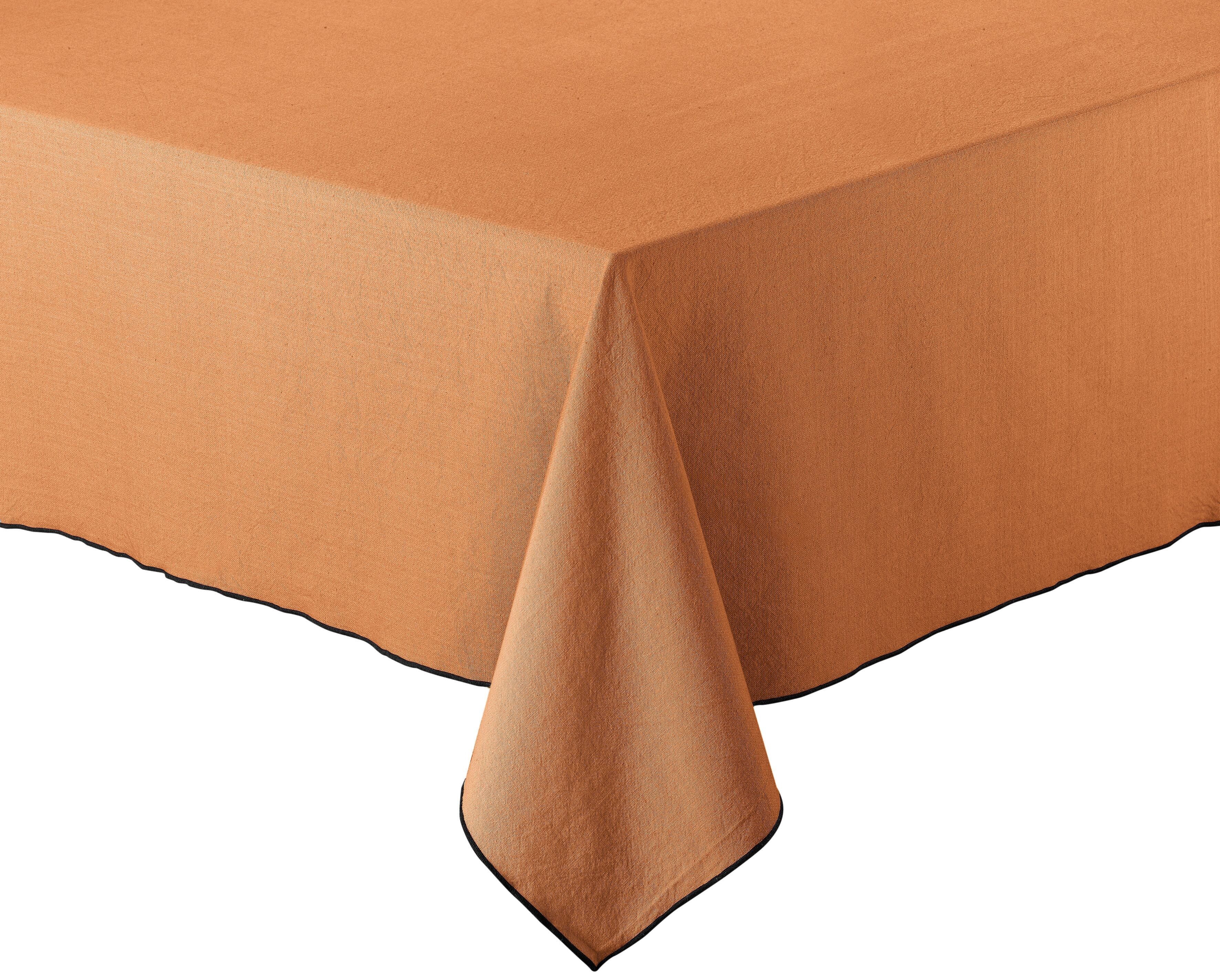 Nappe recyclée Grace Caramel 170 x 300