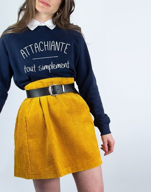SWEAT NAVY FEMME ATTACHIANTE TOUT SIMPLEMENT