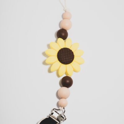 PACIIFER CLIP GIRASOLE