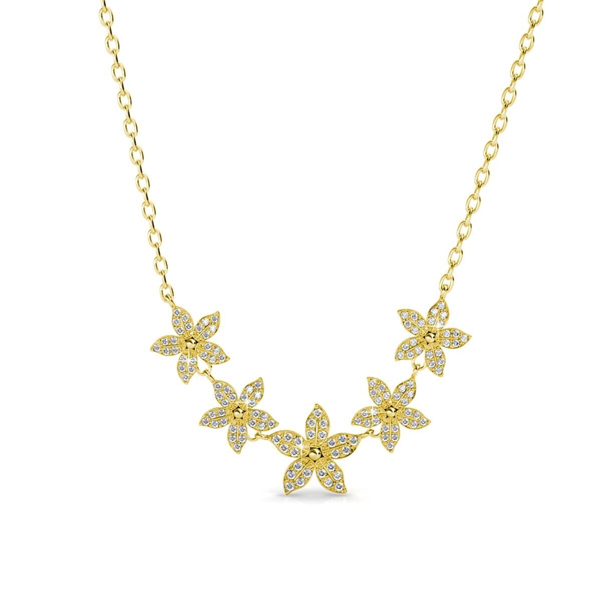 Pendenti Bloom Quint - Oro e cristallo