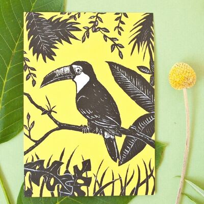 Carte postale | Jaune toucan