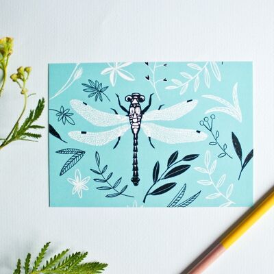 Cartolina | libellula