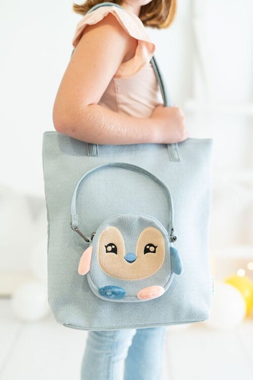 BOLSO SHOPPER PINGÜINO ALGODÓN 100%