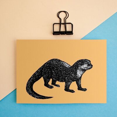 Postkarte | Otter