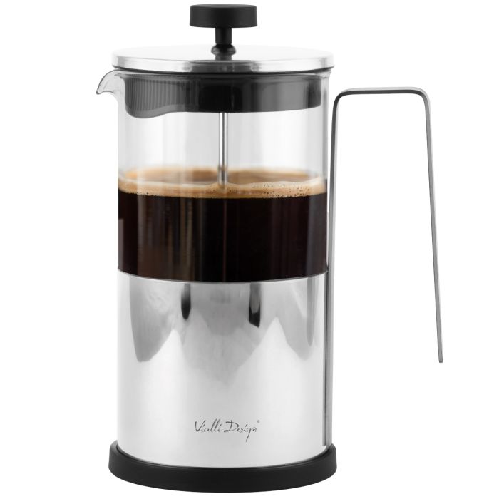 Coffee and tea maker 1000 ml silver DIAMANTE 0688