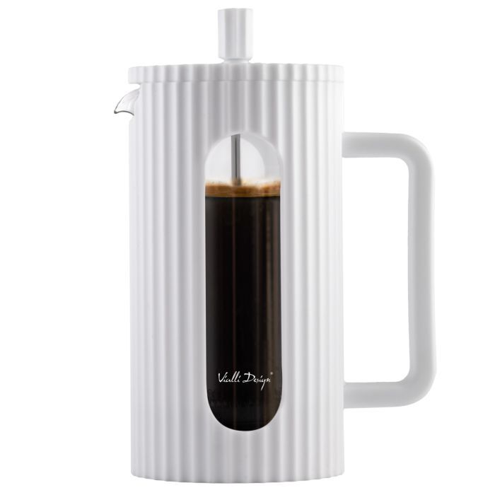Coffee and tea maker 1000ml LIVIO white 0718
