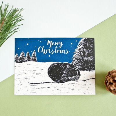 Christmas card | Fox