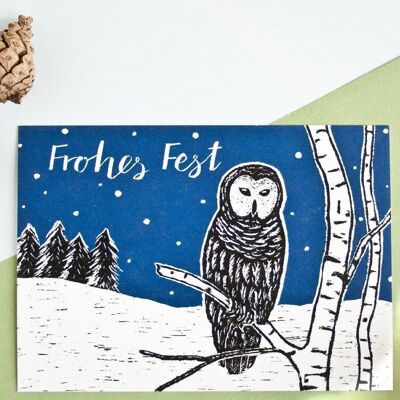 Christmas card | owl