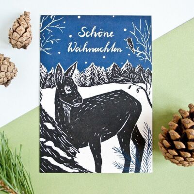 Cartolina di Natale | Cervo