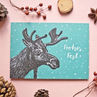 Christmas card | Moose