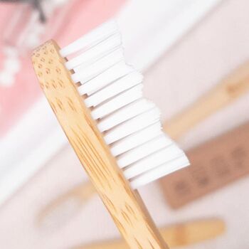 Licorne brosse à dents en bambou pour enfants 2