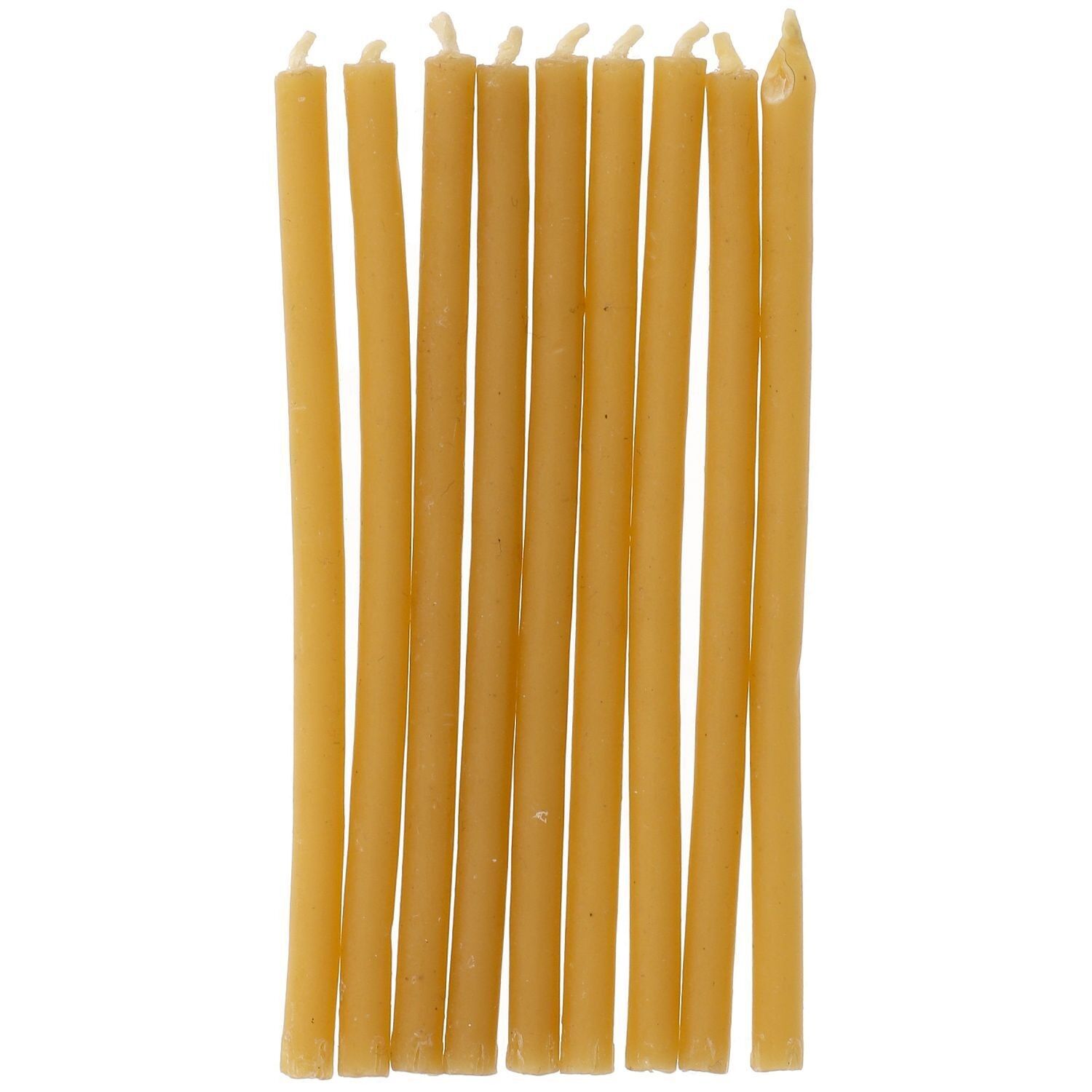 Candele - Cera d'api - 10 cm - 24 pezzi