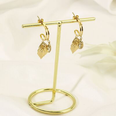 Boucles d'oreilles en acier inoxydable -BO100290
