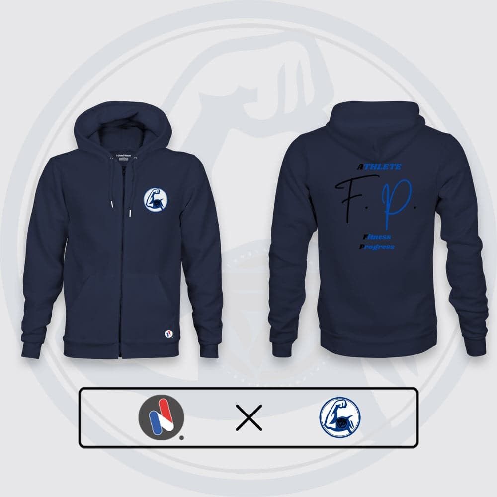 SUDADERA CON CREMALLERA - FITNESS PROGRESS