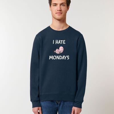 SUDADERA HOMBRE MARINO ODIO LOS LUNES