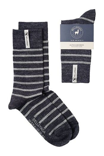 Chaussettes Anku Bleu Jeans et Gris Clair 1