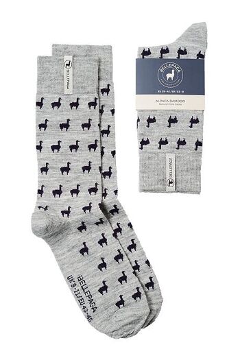 Chaussettes Yupa Gris Clair et Bleu Marine 1