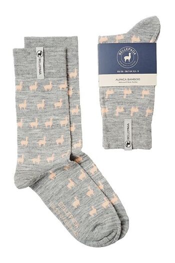 Chaussettes Yupa Crème et Beige 1