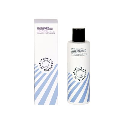 Micellar lotion with essential oil of lavender and organic lavender