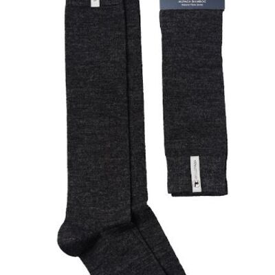 Sami High Socks Charcoal gray