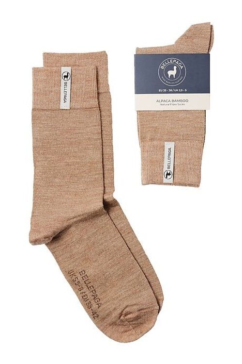 Chaussettes Inca classique Beige