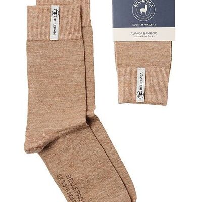 Chaussettes Inca classique Beige