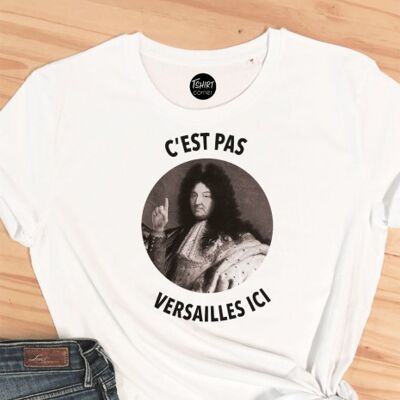 Maglietta da donna - Qui non è Versailles - Bianca