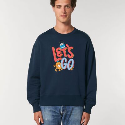 SUDADERA VAMOS 2 HOMBRE MARINO