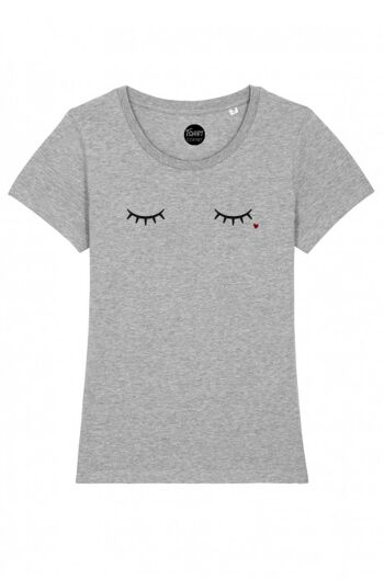 Tshirt Femme - Cils - Gris