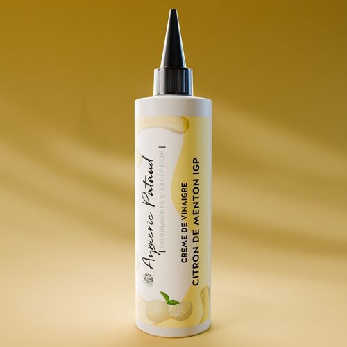 Crème de vinaigre au citron de menton IGP Aymeric Pataud®