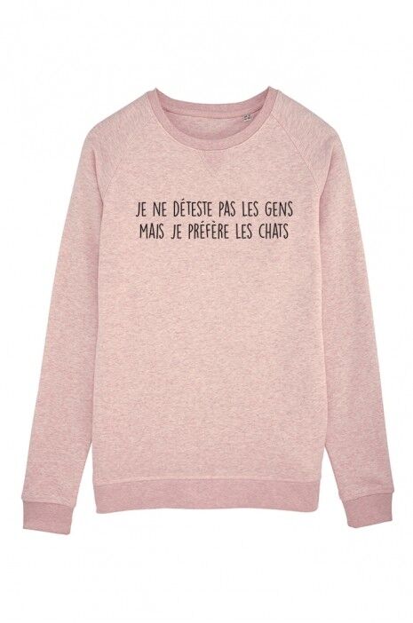 Felpa da donna - Non odio le persone - Heather Pink