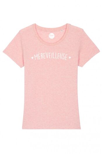 Tshirt Femme - Mèreveilleuse - Rose Chiné