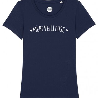 Women's Tshirt - Mèreveilleuse - Navy