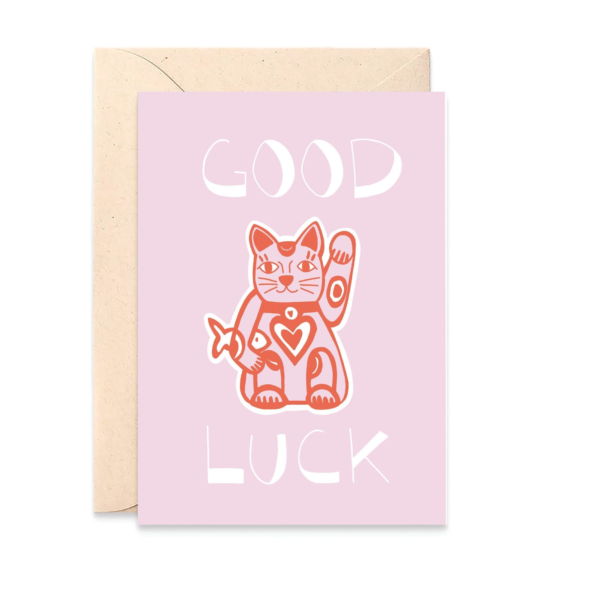 'Lucky Cat' Card